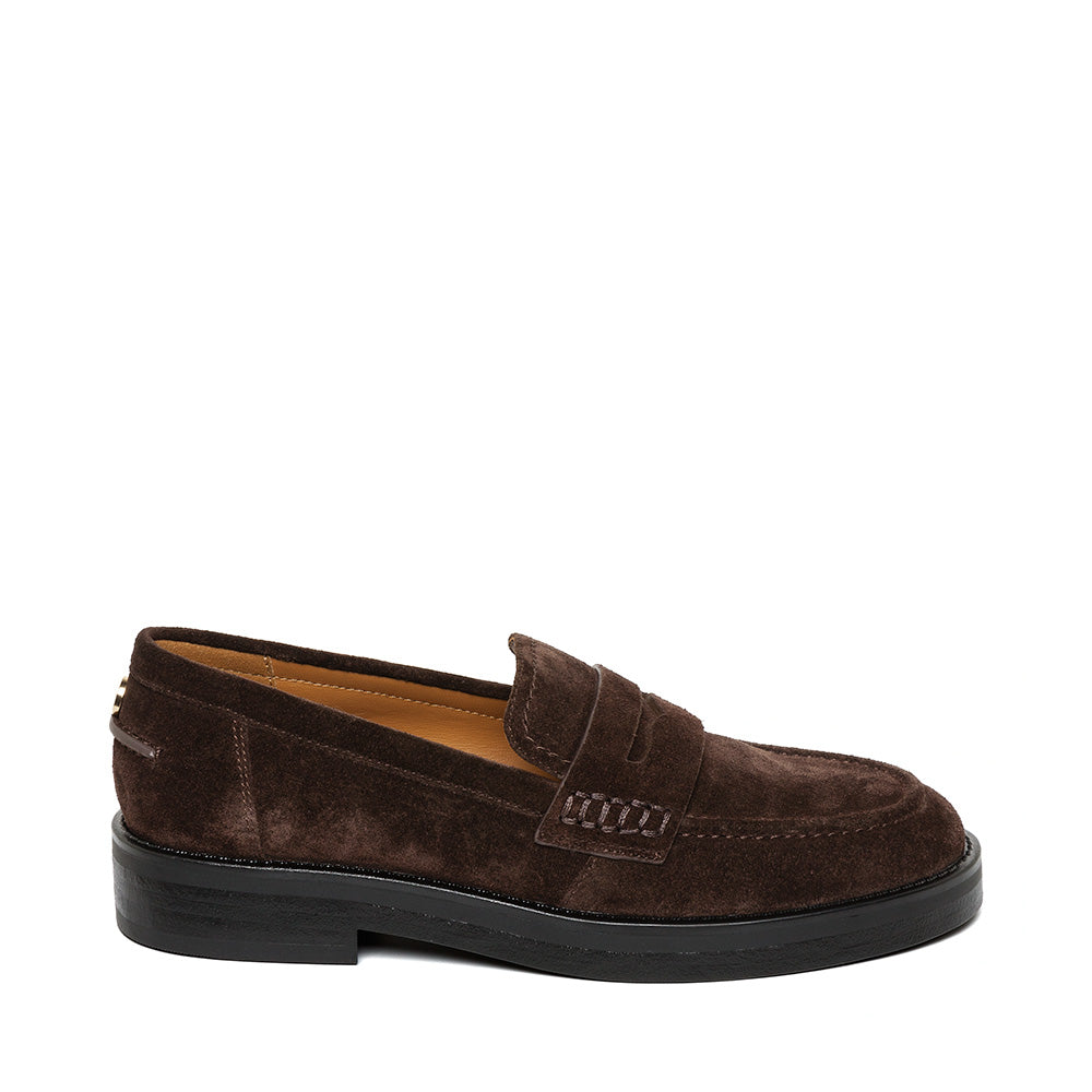 Jeann Flat Shoe BROWN SUEDE