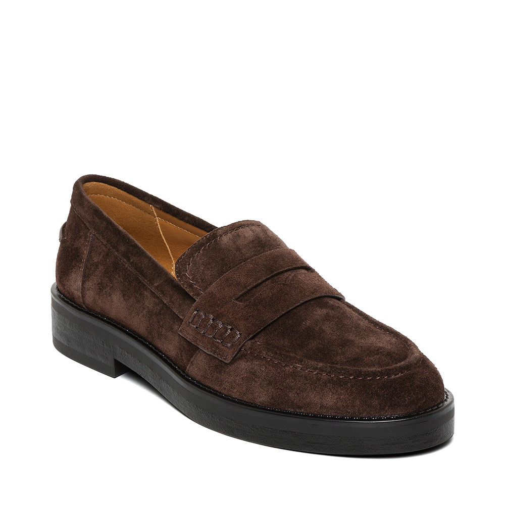 Jeann Flat Shoe BROWN SUEDE