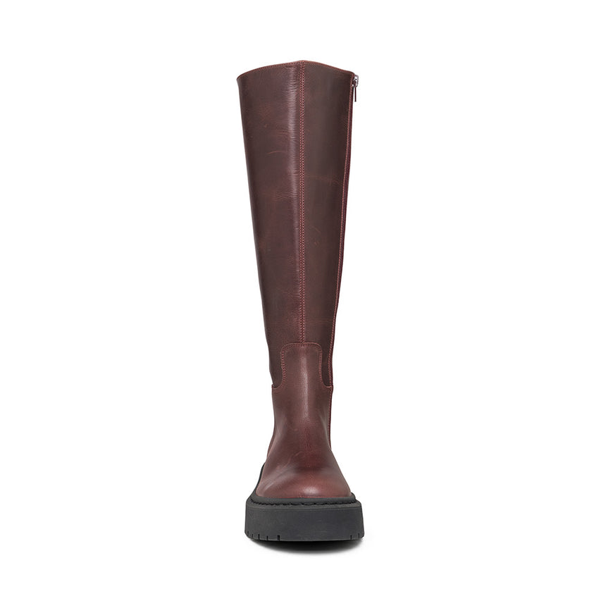 Galina Boot BURGUNDY