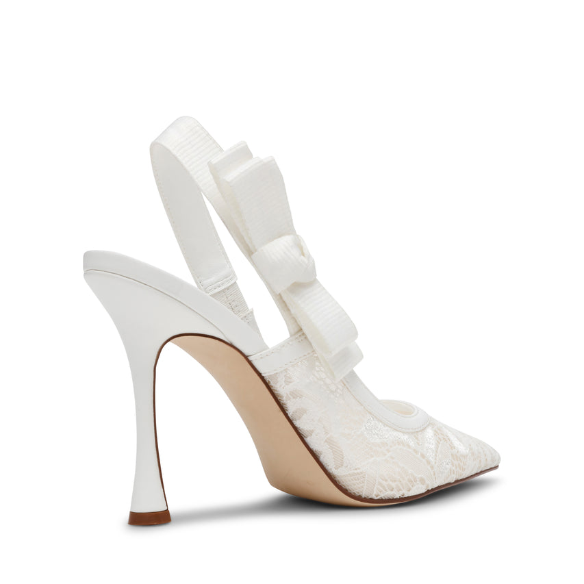 Brylie-L Pump WHT LACE