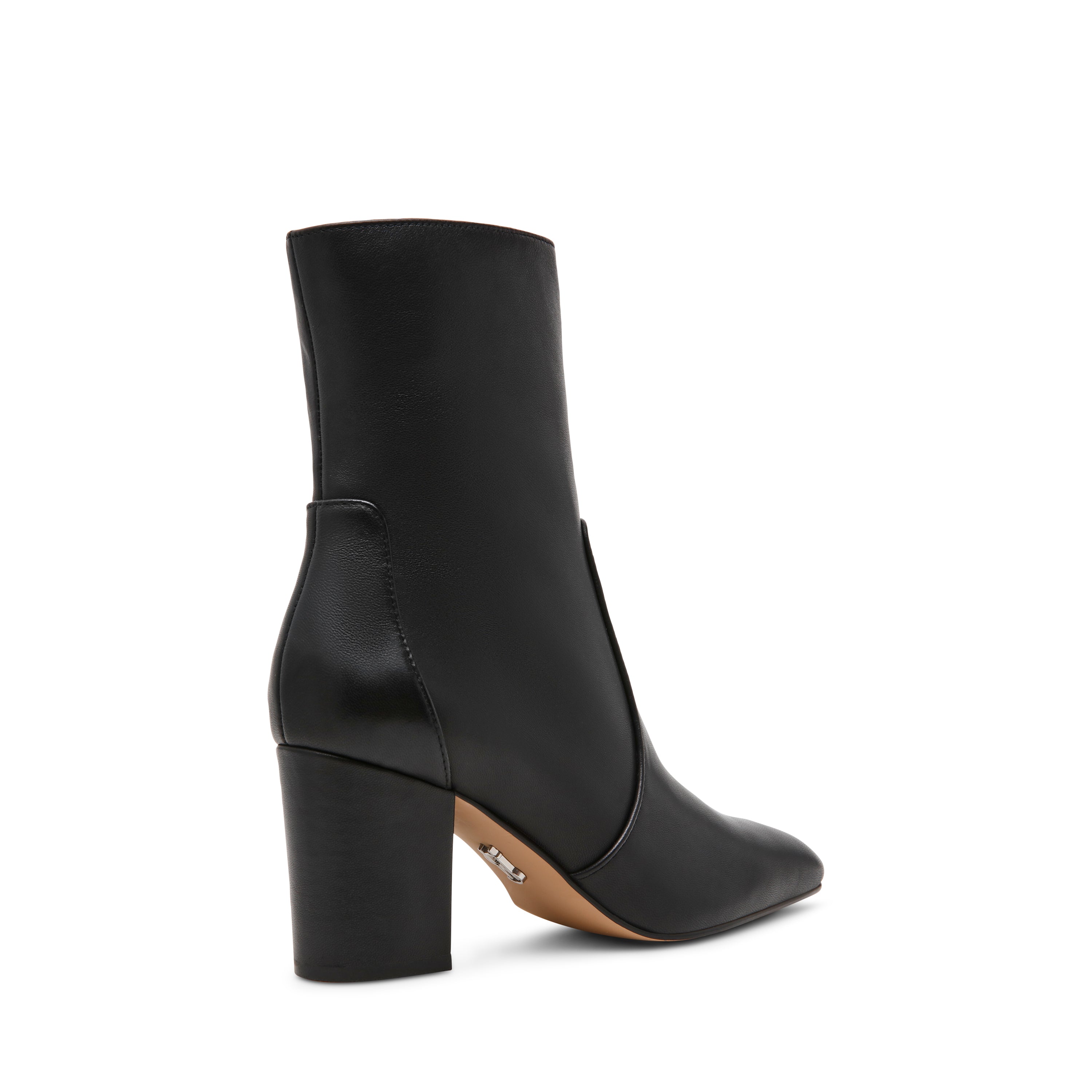 Crossbar Bootie BLACK LEAT