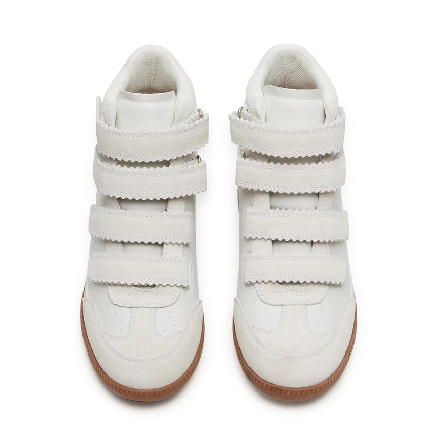 Mustang Sneaker WHITE SUEDE