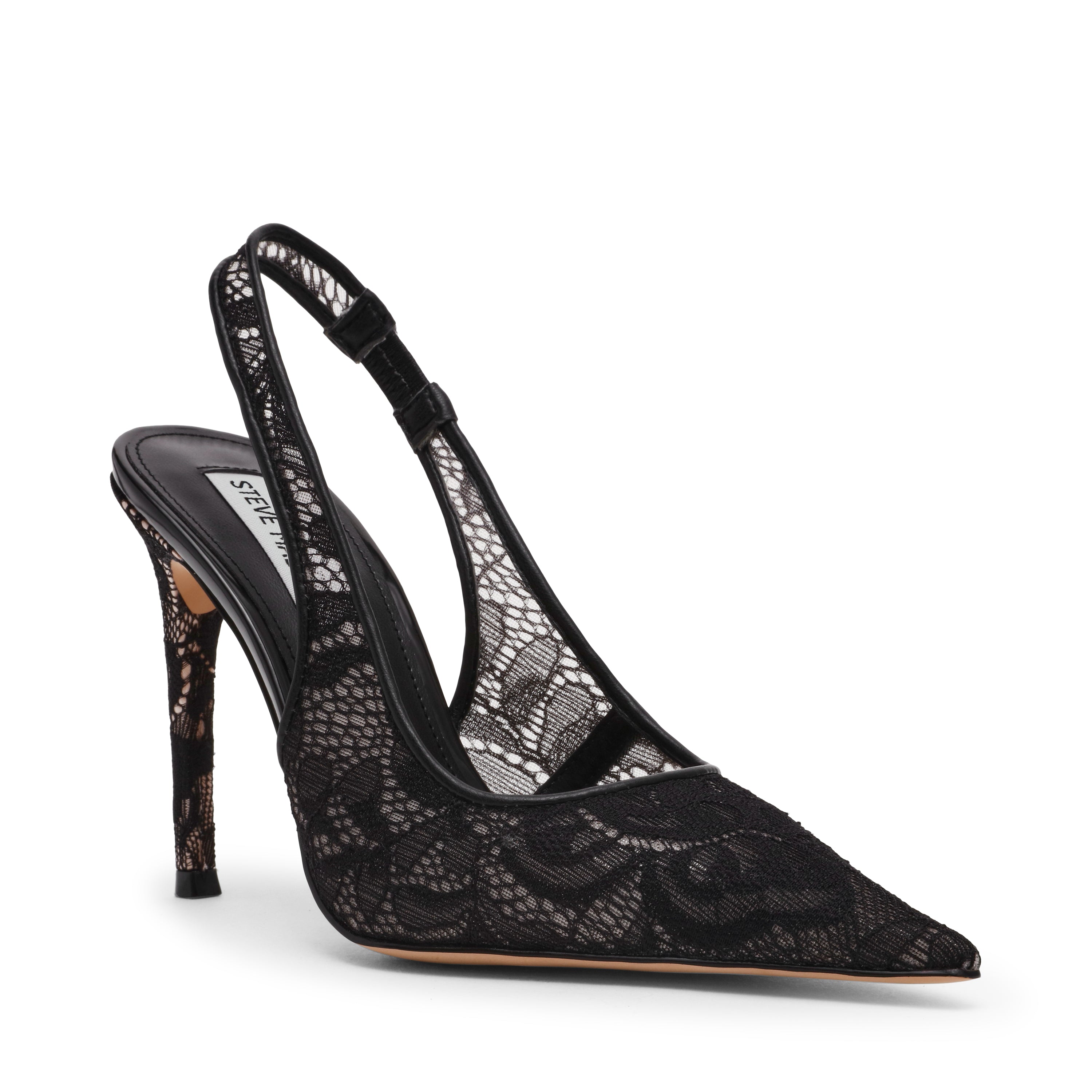 Reyes-Lace Pump BLK LACE