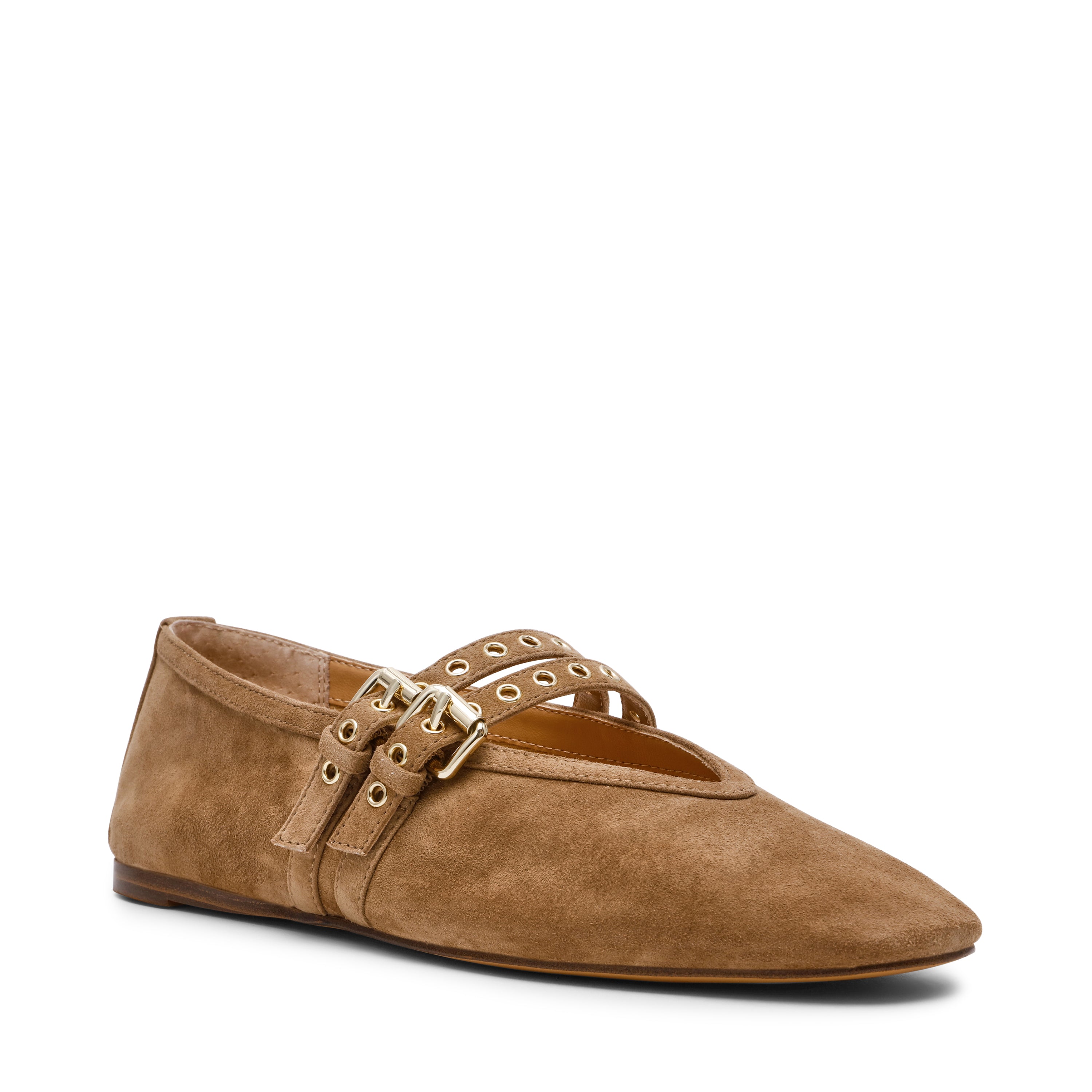 Lydia Flat Shoe TAUPE SUEDE - view 2