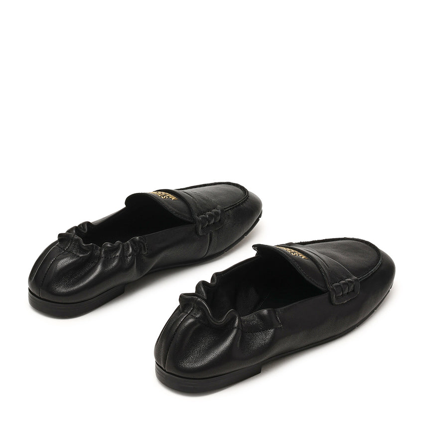Newbury Flat Shoe BLACK LEATHER - view 3