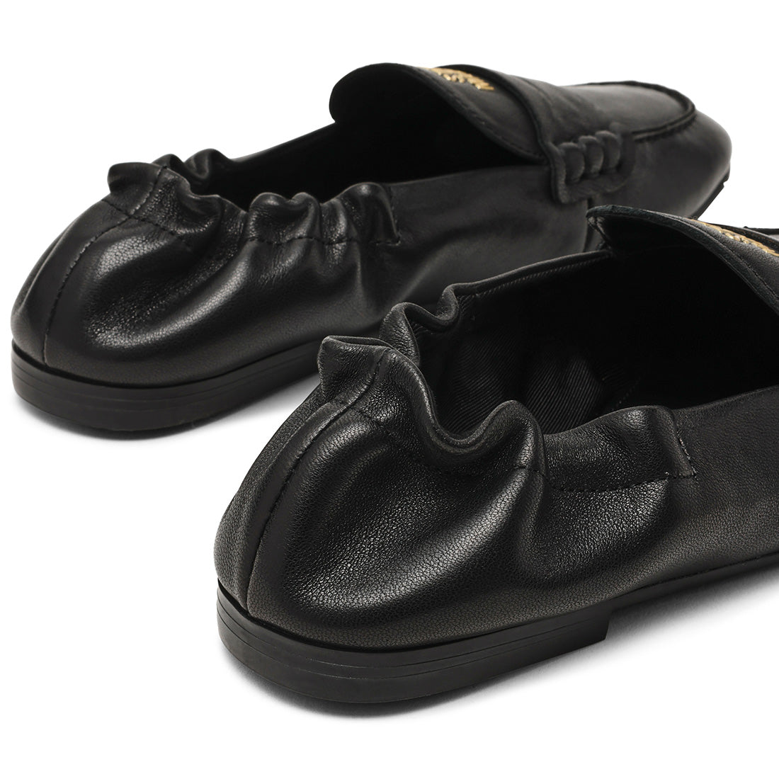 Newbury Flat Shoe BLACK LEATHER - view 5