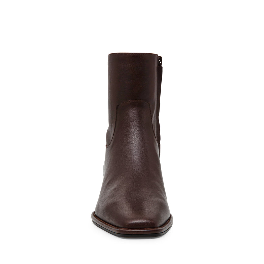 Define Bootie BURG LEATHER - view 3