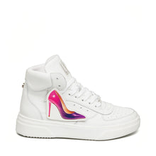 Steve Madden Disco Sneaker WHITE LEATHER Sneakers All Products
