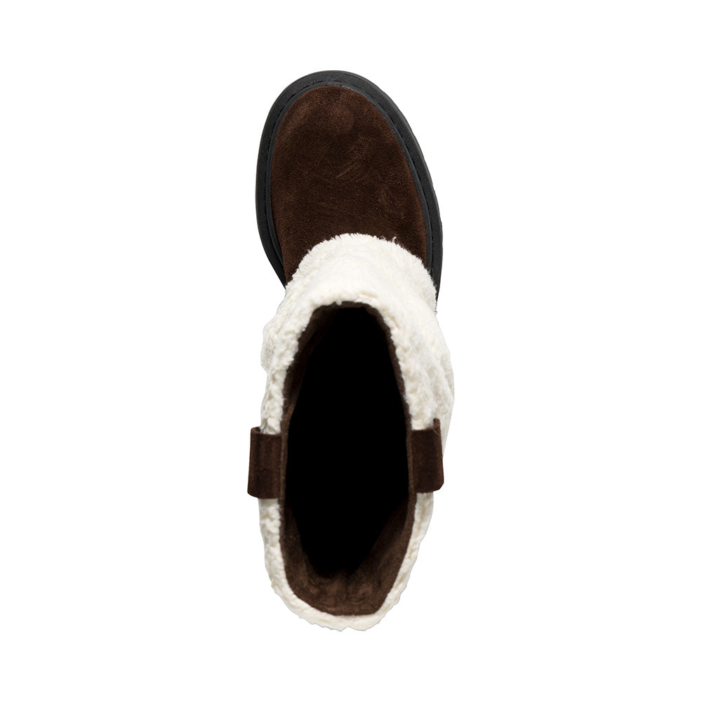 Godiva Boot BEIGE/DARK BROWN