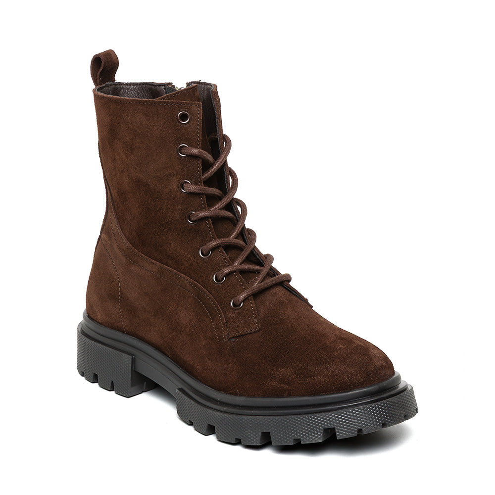 Rhonda Bootie BROWN SUEDE