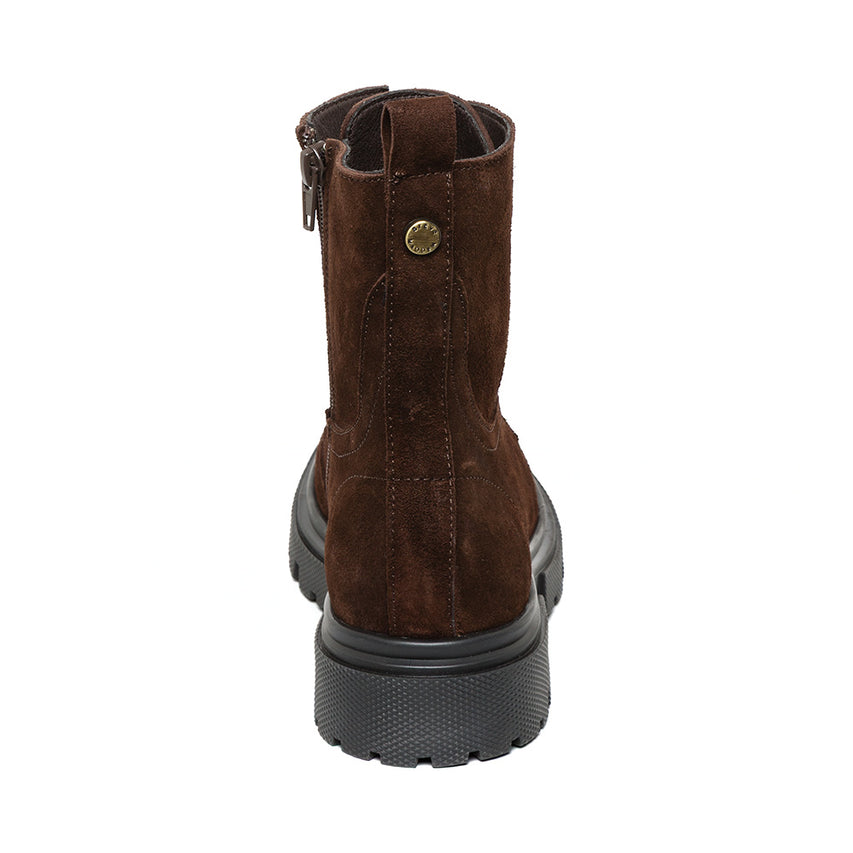 Rhonda Bootie BROWN SUEDE