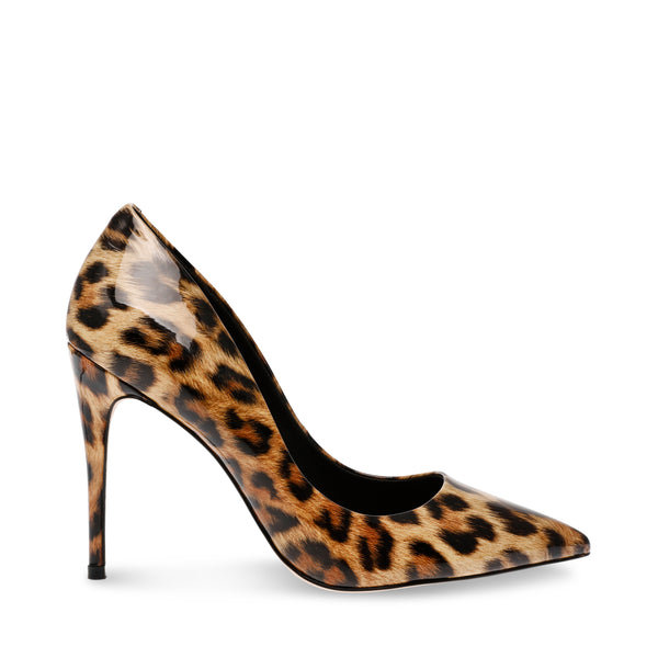 NoEnNam12cmLeopard print gradient high heelswomen's leopard print dress ,  sexy pointed shoes, high heels, for parties44, 45 8cm