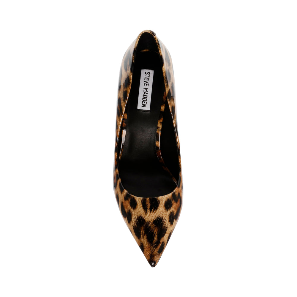 Steve Madden Daisie Heel LEOPARD PATENT Pumps All Products