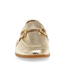 Steve Madden Carrine Loafer GOLD SNAKE Flat shoes All Products