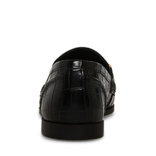 Steve Madden Carrine Loafer BLACK CROCO Flat shoes All Products