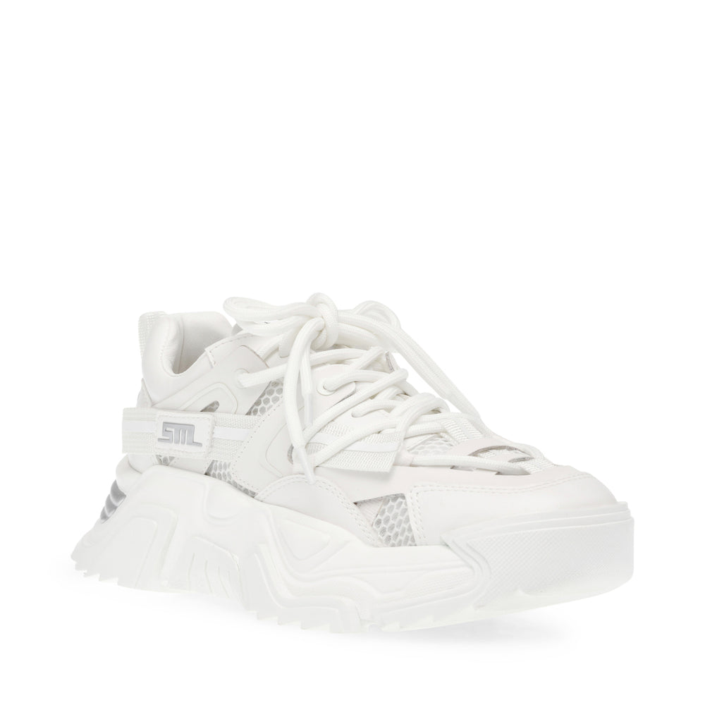 Steve Madden Kingdom Sneaker WHITE/WHITE Sneakers All Products
