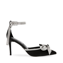 Steve Madden Live up Sandal BLACK SATIN Sandals All Products