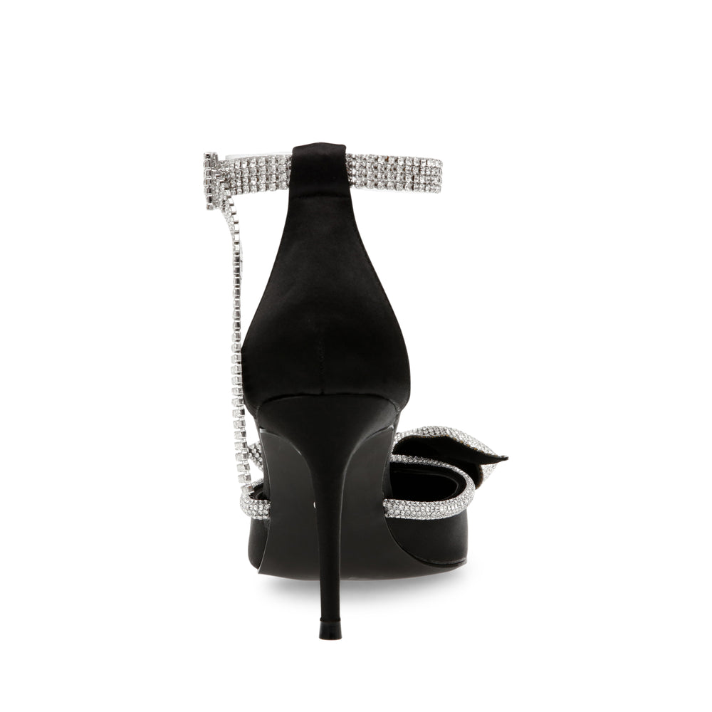 Steve Madden Live up Sandal BLACK SATIN Sandals All Products