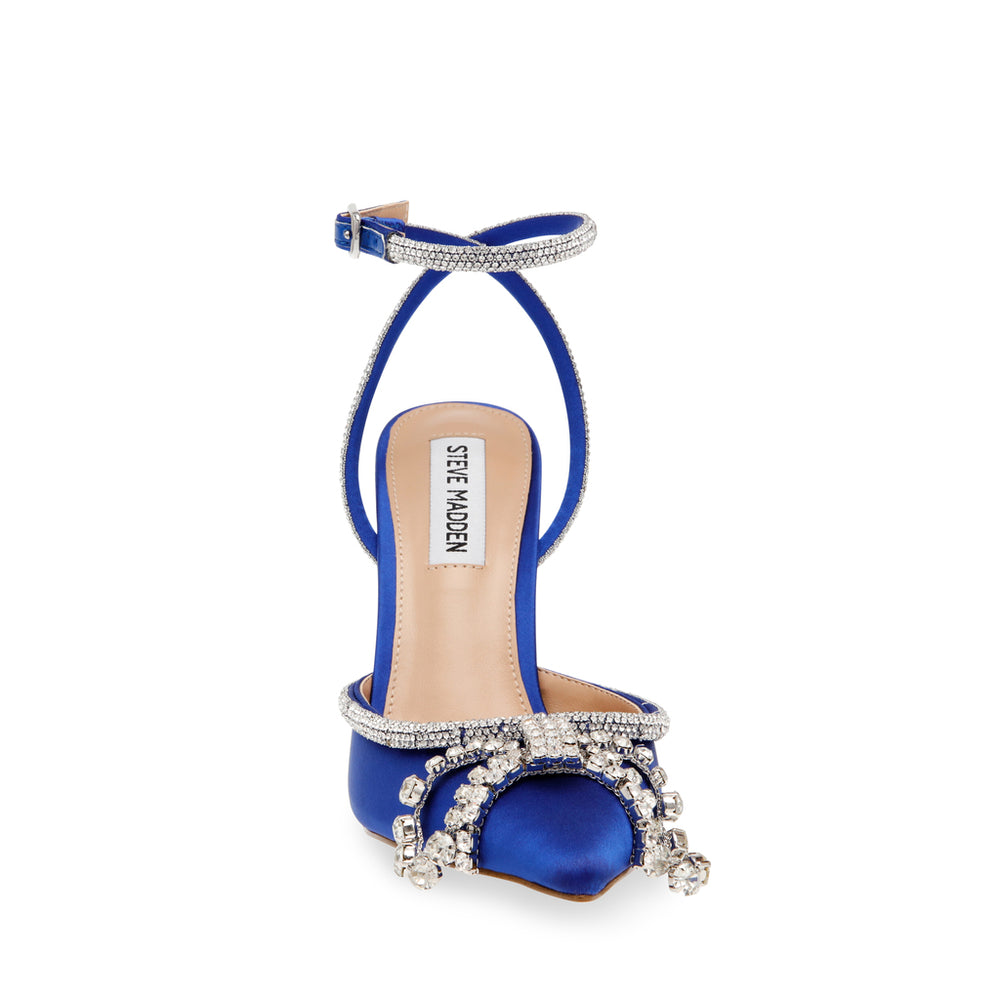 Steve Madden Vibrantly Sandal BLUE SATIN Sandals All Products