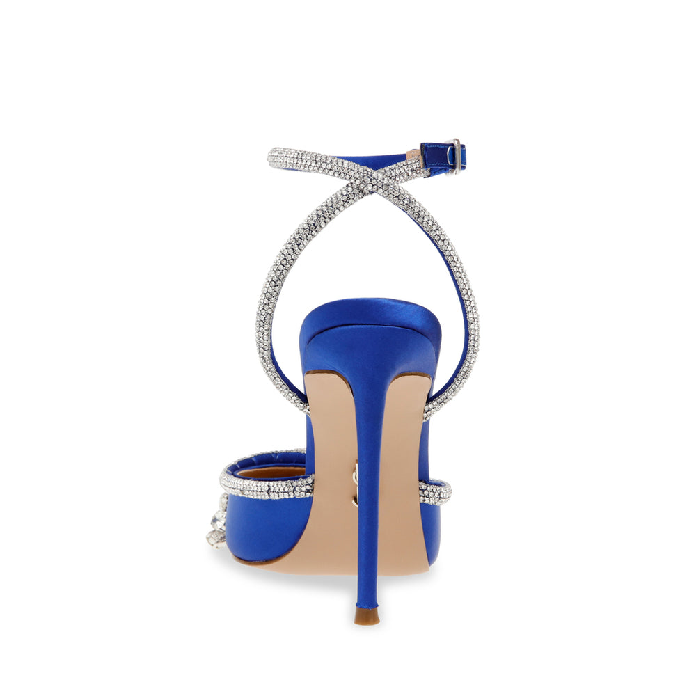 Steve Madden Vibrantly Sandal BLUE SATIN Sandals All Products