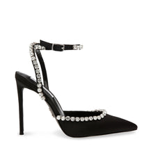 Steve Madden Vamper Sandal BLACK SATIN Sandals All Products