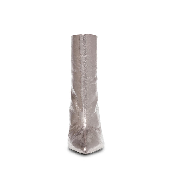 pewter metallic booties