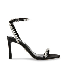 Steve Madden Jazzy Belle Sandal BLACK SATIN Sandals All Products