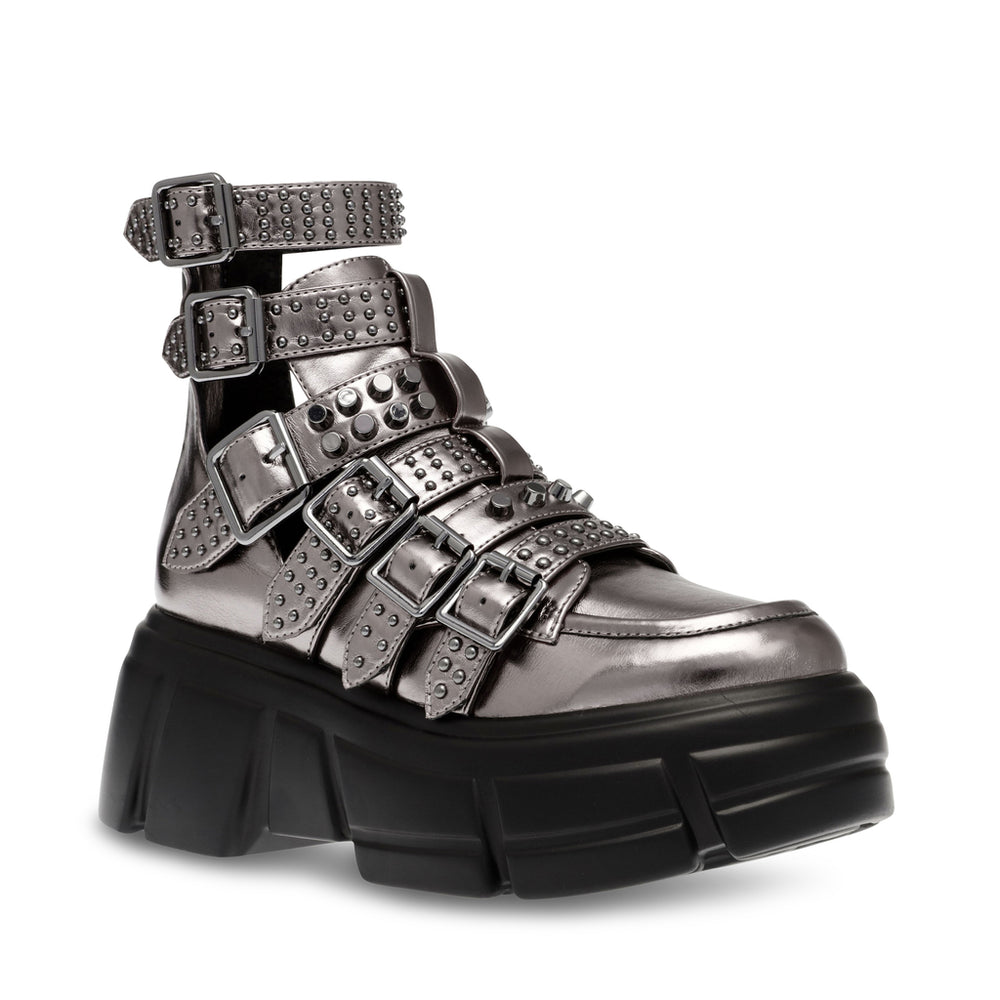 Steve Madden Takecharge Bootie PEWTER Ankle boots 90's Nostalgia