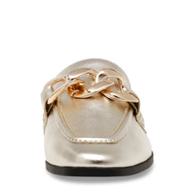 Steve Madden Cally Mule GOLD LEATHER Flat shoes All Products