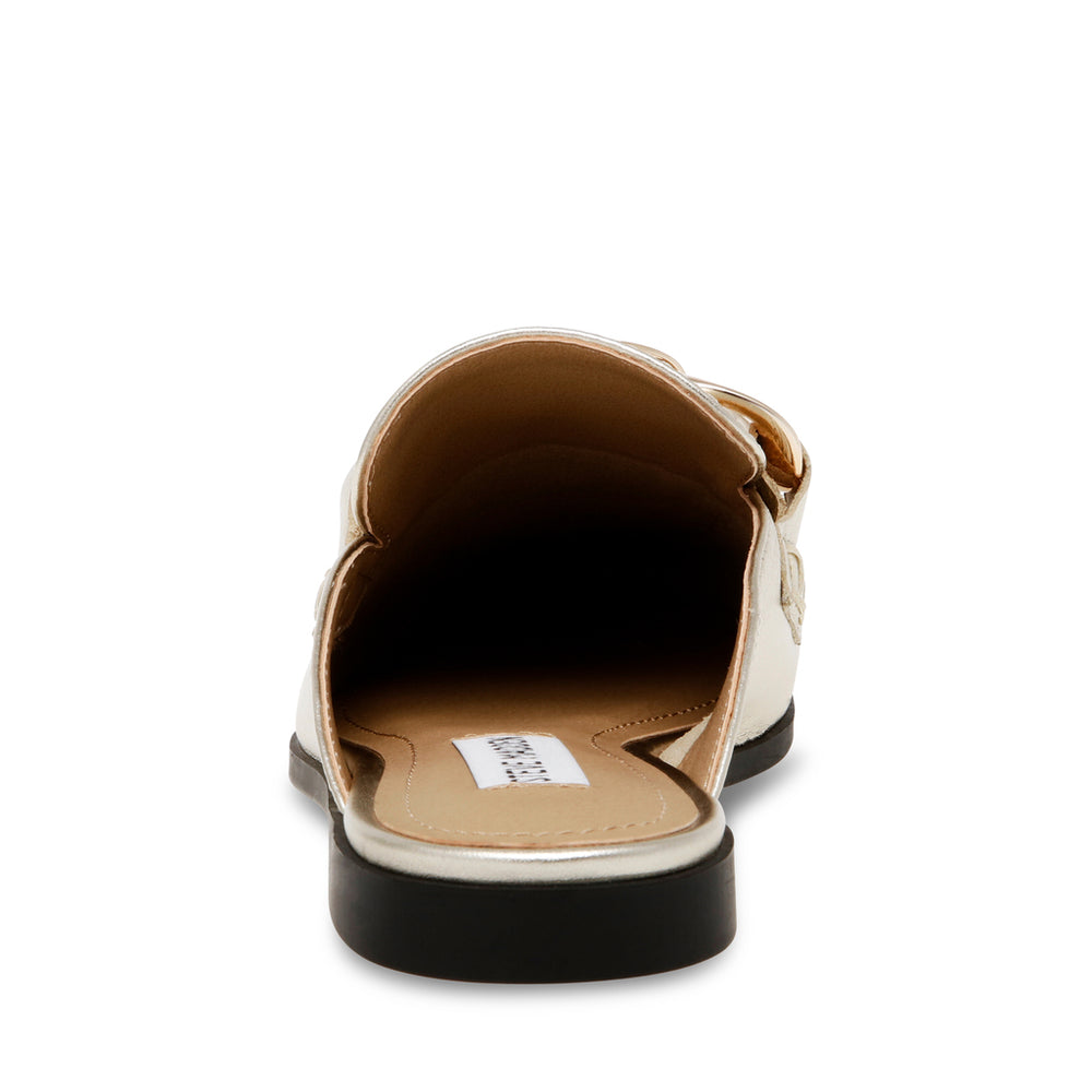 Steve Madden Cally Mule GOLD LEATHER Flat shoes All Products