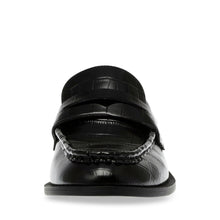 Steve Madden Harlem Loafer BLACK CROCO Flat shoes All Products