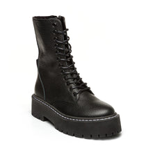 Steve Madden Olly Bootie BLACK LEATHER Ankle boots 90's Nostalgia