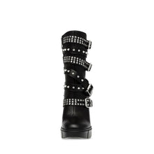 Steve Madden Razor Sharp Bootie BLK ACTION LEATHER Ankle boots 90's Nostalgia