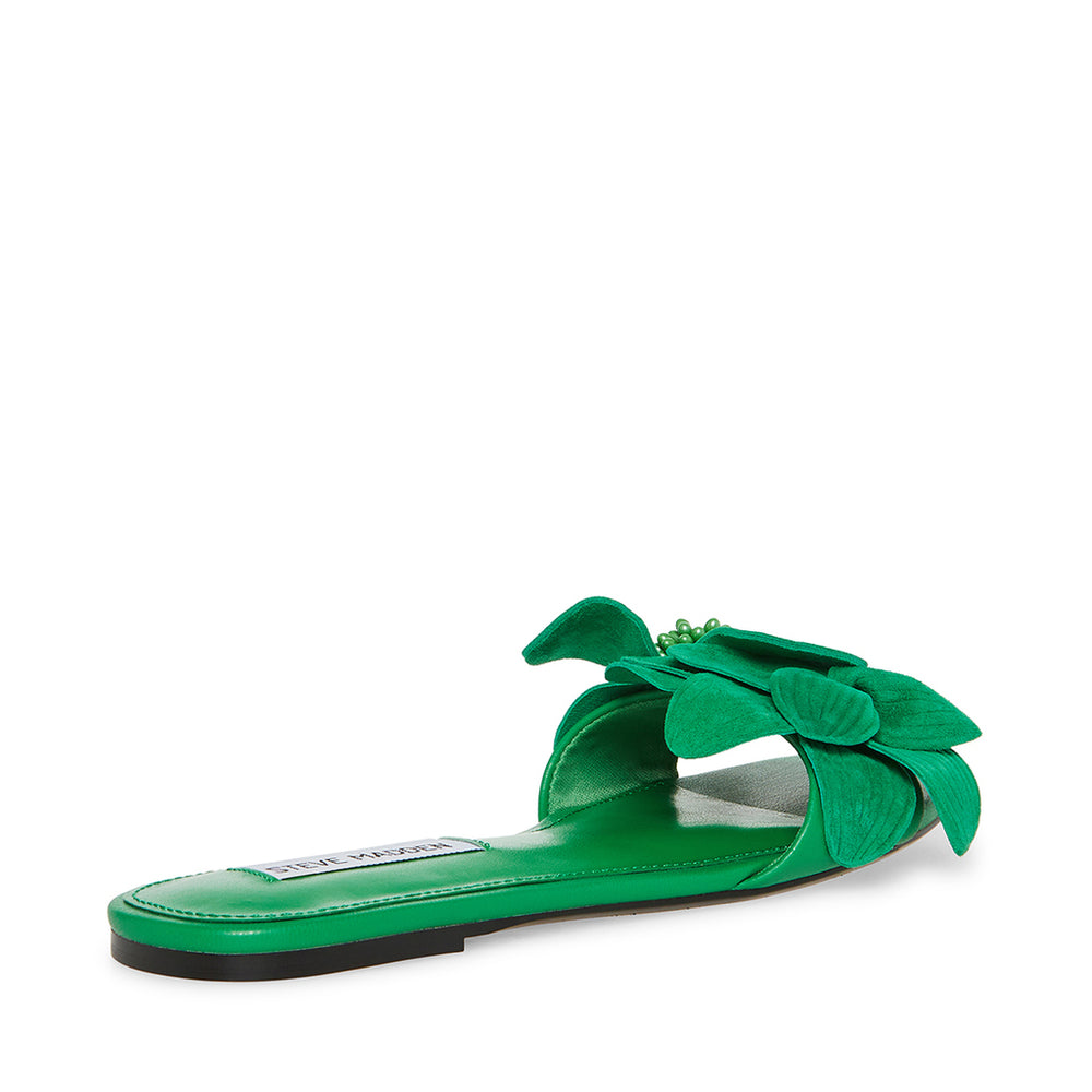 Steve Madden Melena Sandal GREEN SUEDE Sandals All Products