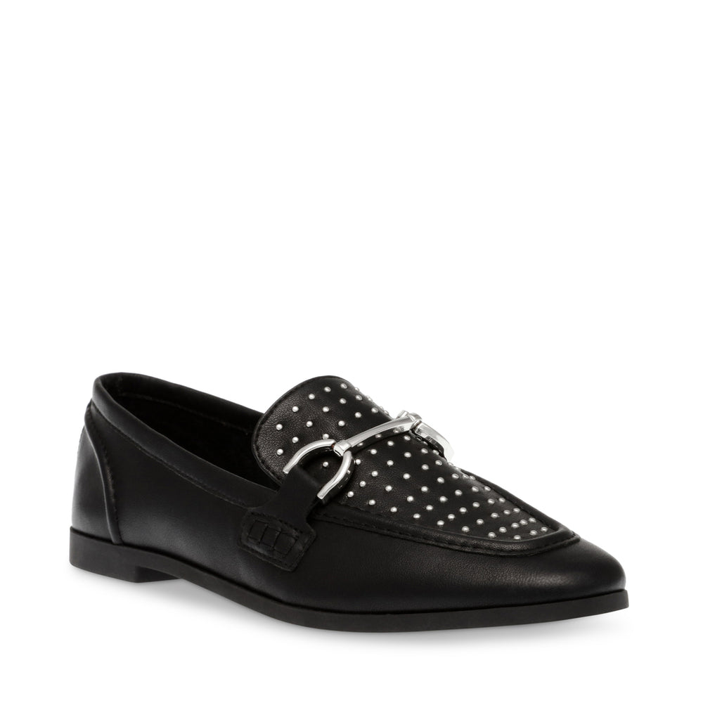 Steve Madden Carrine-S Loafer BLK/SIL STUDS Flat shoes All Products