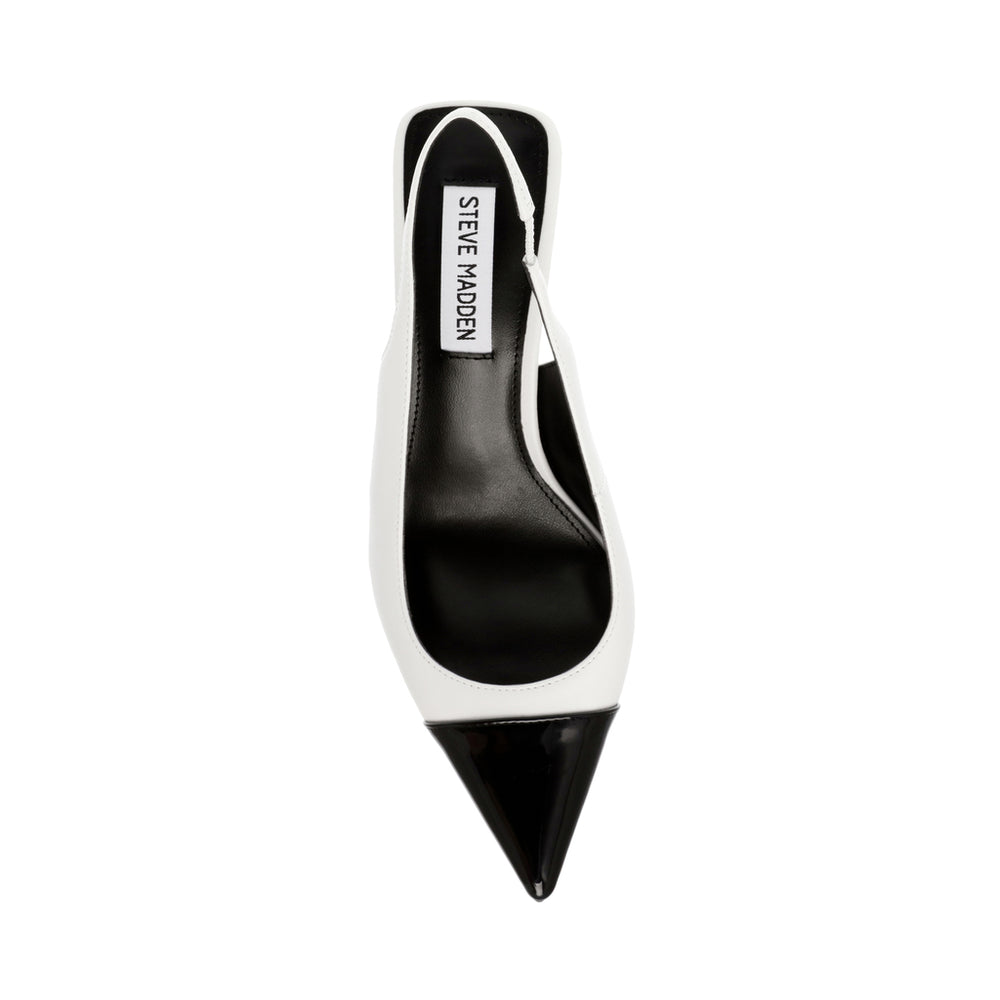 Steve Madden Niles Pump WHITE/BLACK Pumps All Out 90's