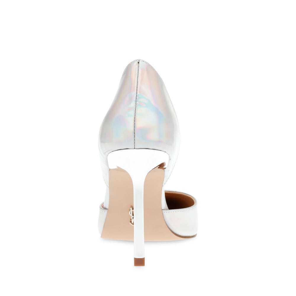 Steve Madden Fiera Sandal SILVER IRIDESCENT Sandals ELLE SHOPPING DAY
