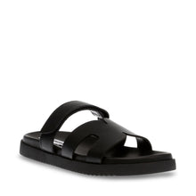 Steve Madden Missile Sandal BLK ACTION LEATHER Sandals Fall Winter 2023