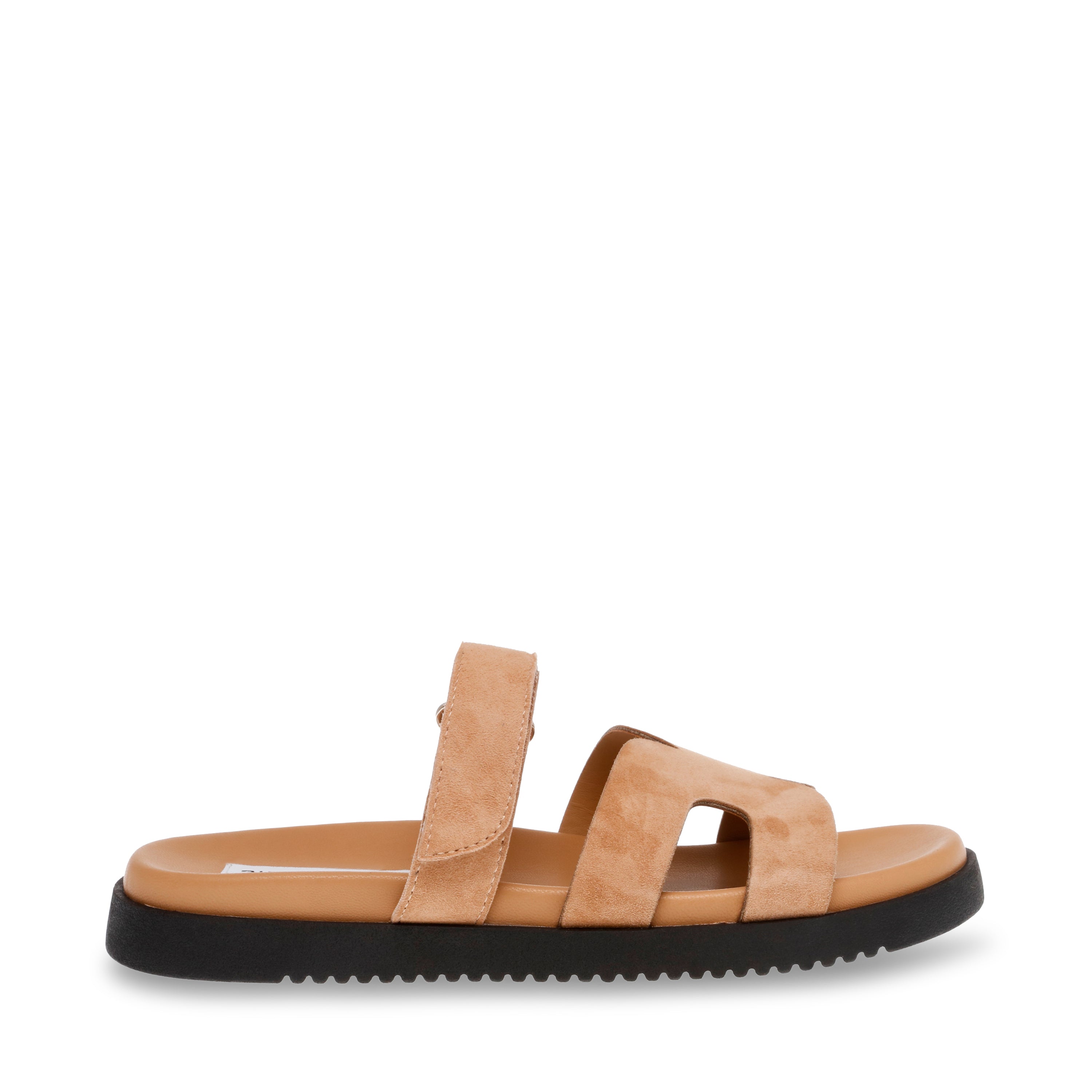STEVE MADDEN 本革 スエード サンダル ハイヒール ストラップ 黒