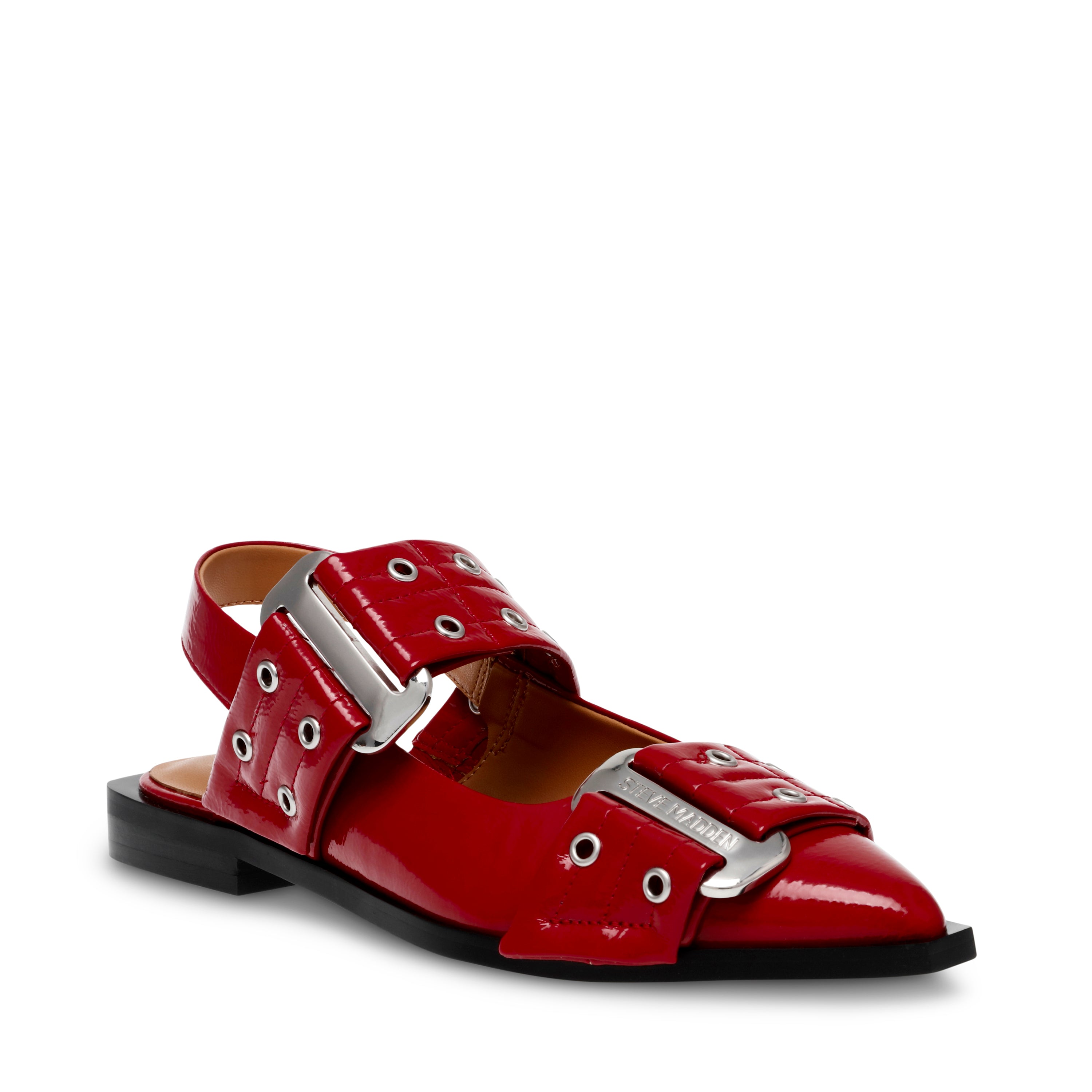 ★Steve Madden★ベスト商品★GRAYA RED PATENT★フラット GRAYA Red Patent Women's Slingback Flat – Steve Madden
