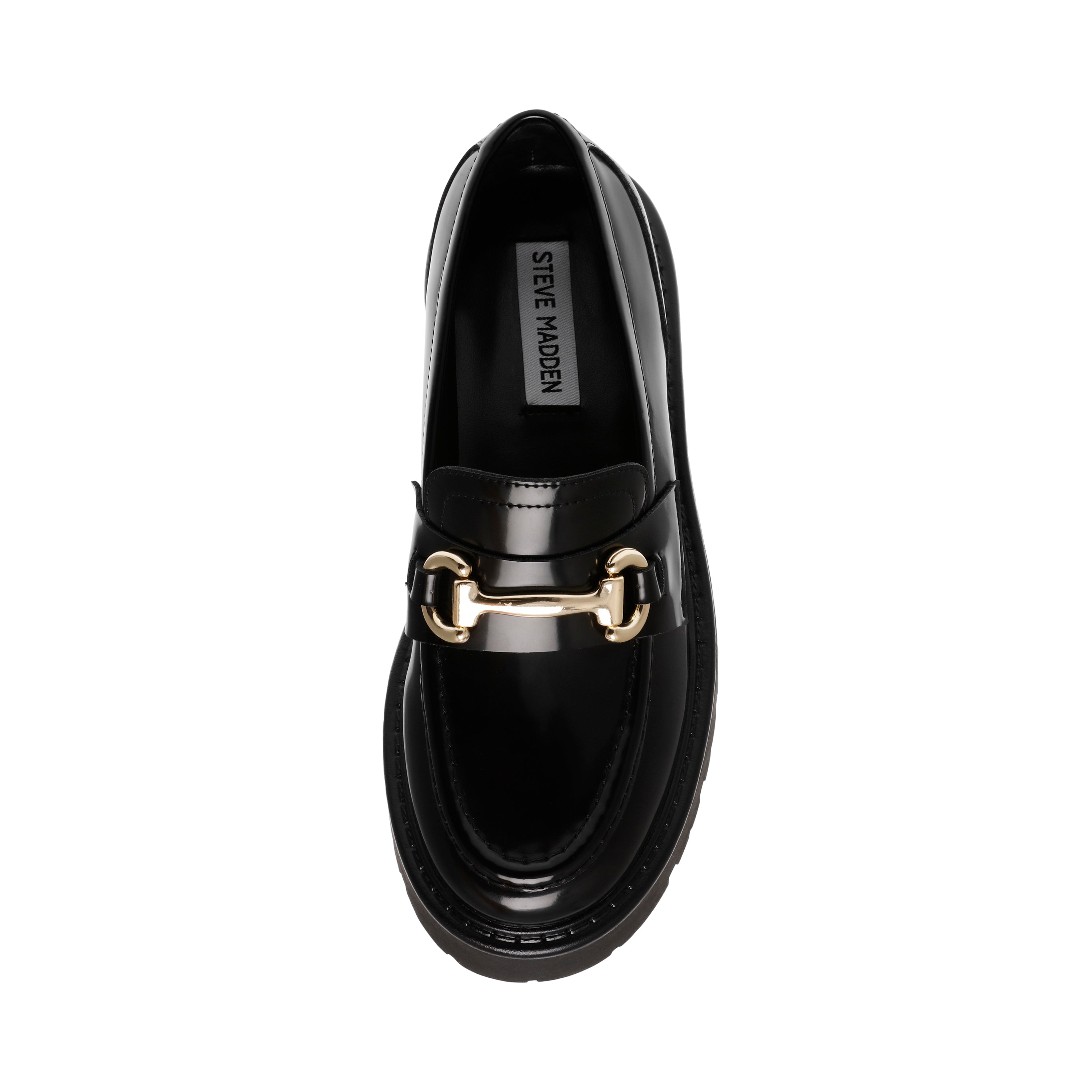 Occupy Flat Shoe BLK ACTION LEATHER – Steve Madden Europe