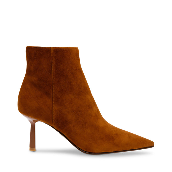 Cognac suede ankle boots best sale