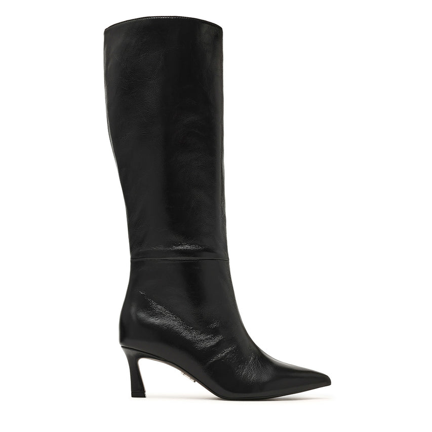 Lavan Boot BLK CRINKLE PAT