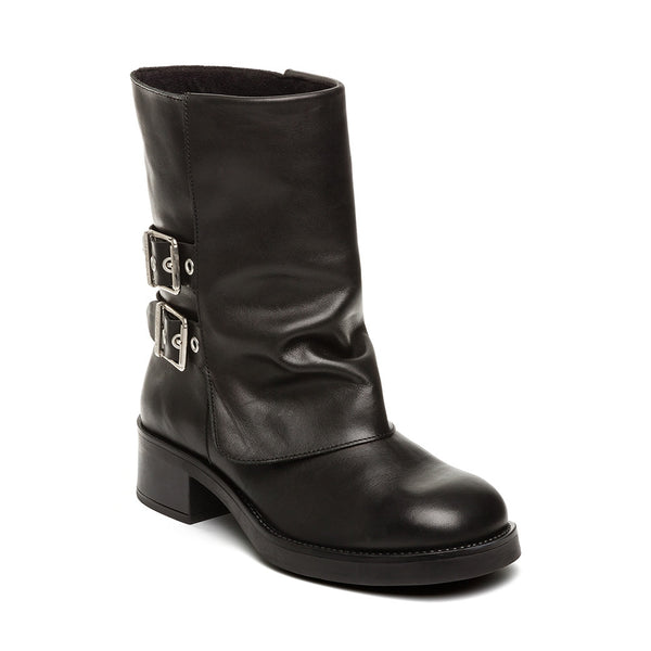 Bonfire Boot BLACK LEATHER Steve Madden Europe