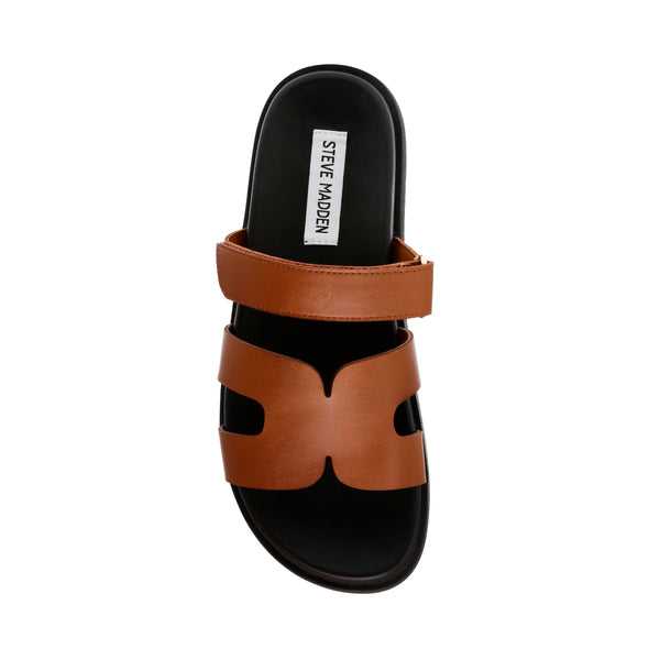 Missile E Sandal COGNAC LEATHER Steve Madden Europe