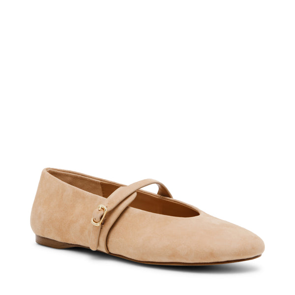 Rejoice Flat Shoe CAMEL SUEDE