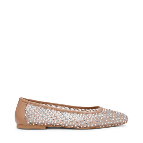 AUDEN FLAT SHOE TAN MESH IMAGE