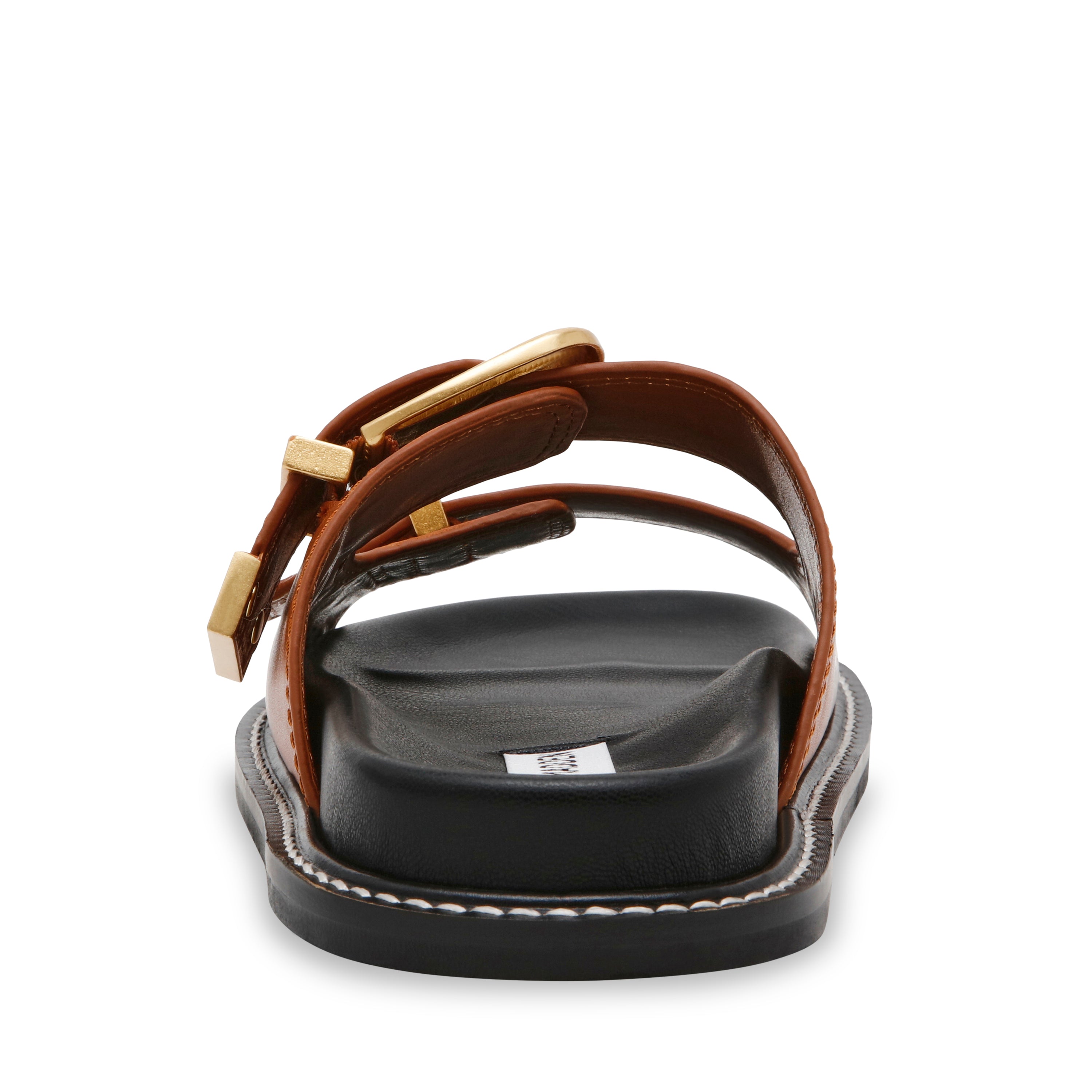 ★STEVE MADDEN★Arch レザーバックル付き サンダル スリッポン Arch Slide COGNAC LEATHER – Steve Madden Europe