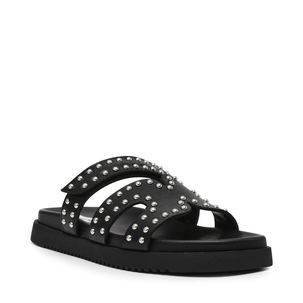 Missile-S Sandal BLACK WITH STUDS