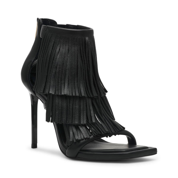 Fringzy Sandal BLACK LEATHER